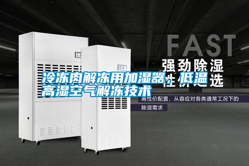 冷凍肉解凍用加濕器，低溫高濕空氣解凍技術