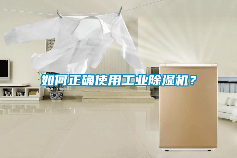 如何正確使用工業除濕機？