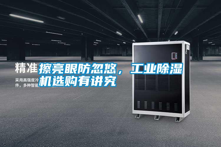 擦亮眼防忽悠，工業除濕機選購有講究