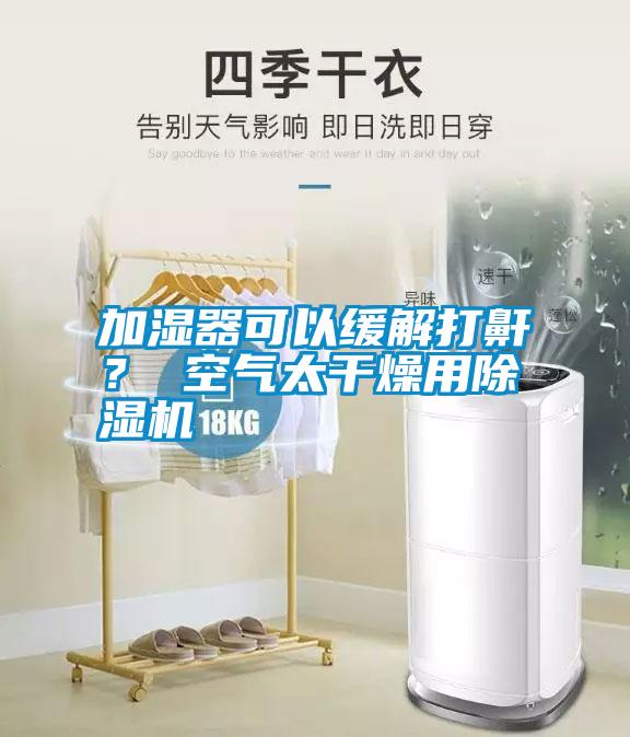 加濕器可以緩解打鼾？ 空氣太干燥用除濕機
