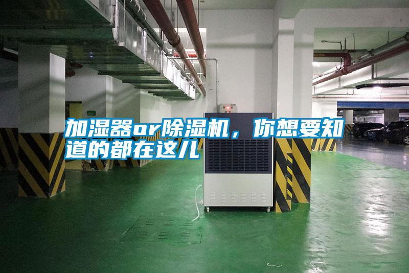 加濕器or除濕機(jī)，你想要知道的都在這兒