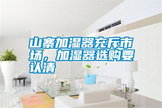 山寨加濕器充斥市場，加濕器選購要認(rèn)清