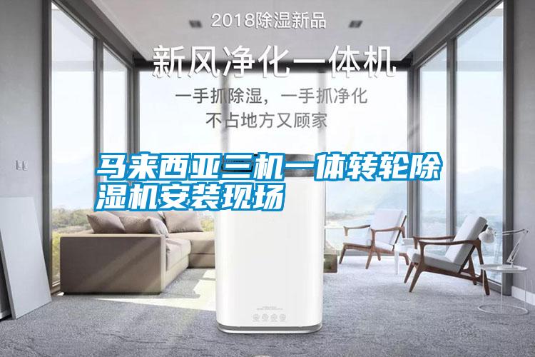馬來西亞三機一體轉輪除濕機安裝現場