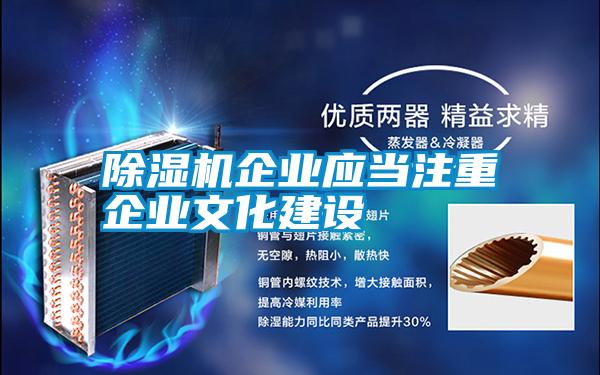 除濕機(jī)企業(yè)應(yīng)當(dāng)注重企業(yè)文化建設(shè)