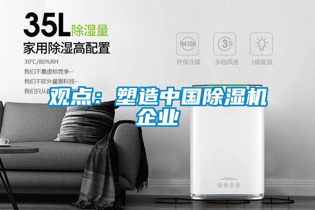 觀點(diǎn)：塑造中國除濕機(jī)企業(yè)