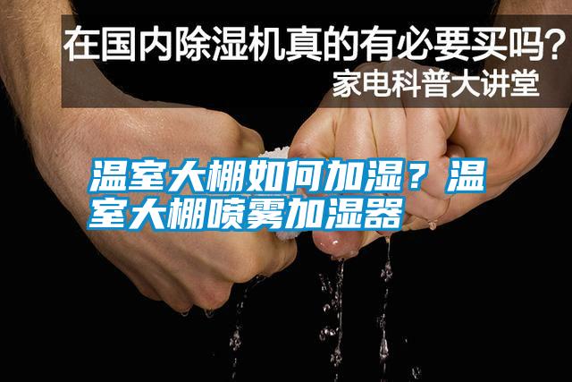 溫室大棚如何加濕？溫室大棚噴霧加濕器