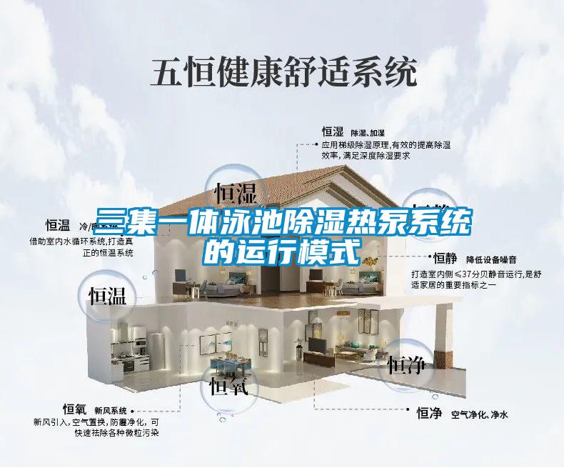 三集一體泳池除濕熱泵系統(tǒng)的運(yùn)行模式
