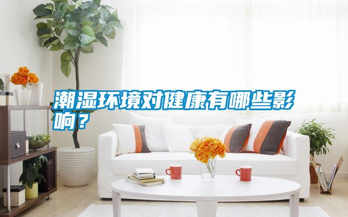潮濕環(huán)境對健康有哪些影響？
