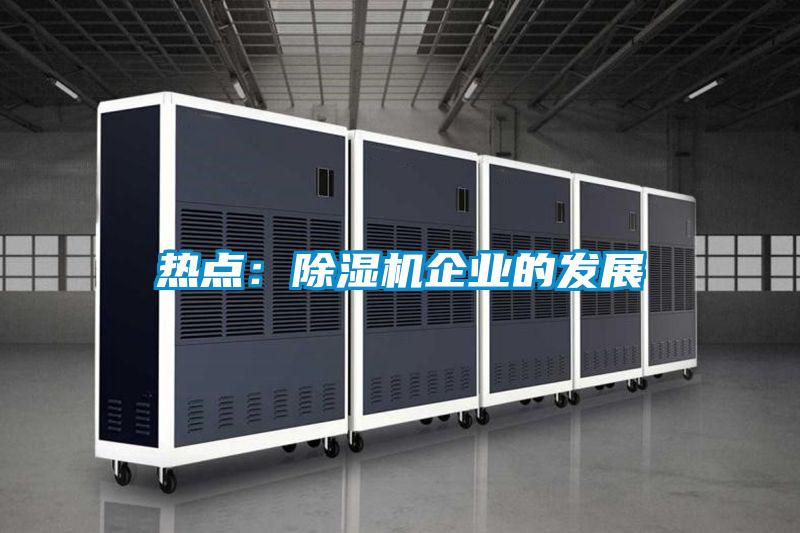 熱點：除濕機企業的發展