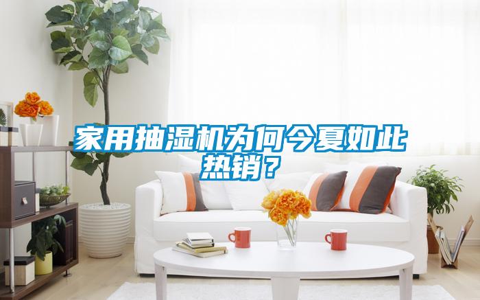 家用抽濕機(jī)為何今夏如此熱銷？
