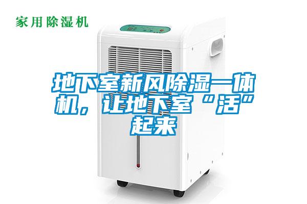 地下室新風(fēng)除濕一體機(jī)，讓地下室“活”起來(lái)