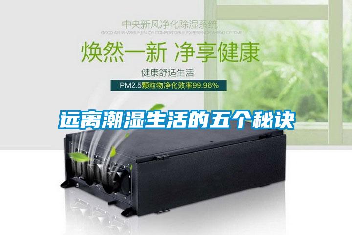 遠離潮濕生活的五個秘訣