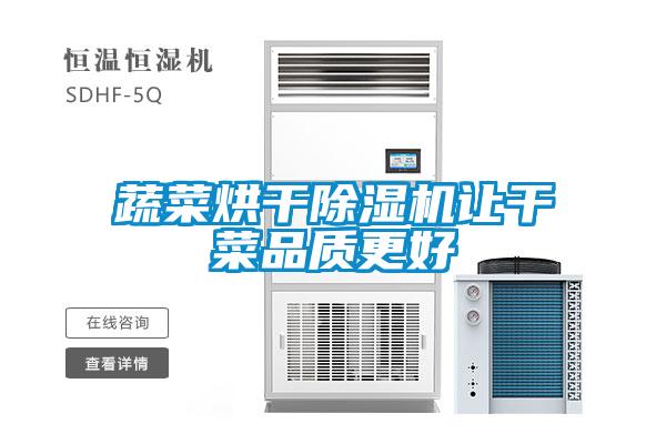 蔬菜烘干除濕機讓干菜品質更好