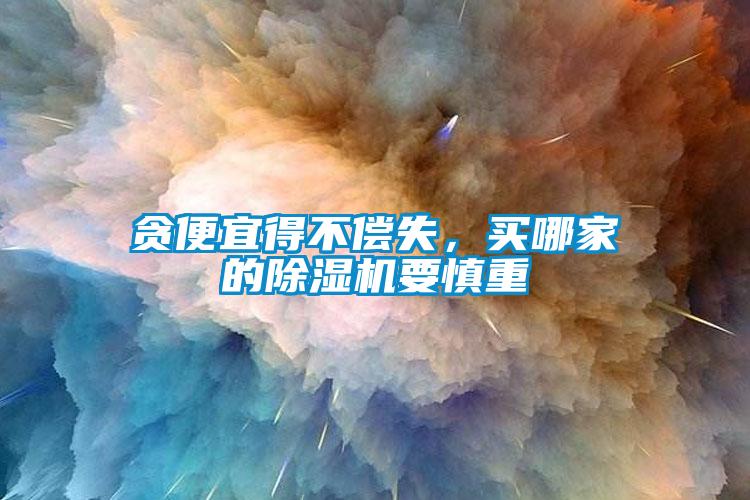 貪便宜得不償失，買哪家的除濕機(jī)要慎重