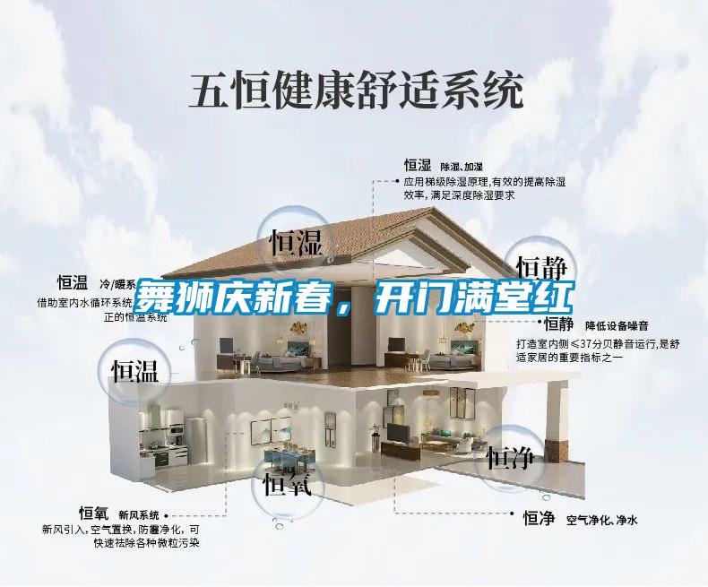 舞獅慶新春，開門滿堂紅