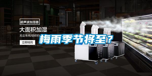 梅雨季節將至？