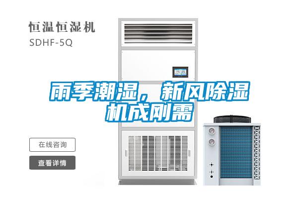 雨季潮濕，新風除濕機成剛需