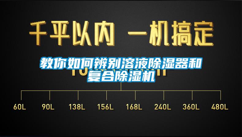教你如何辨別溶液除濕器和復合除濕機
