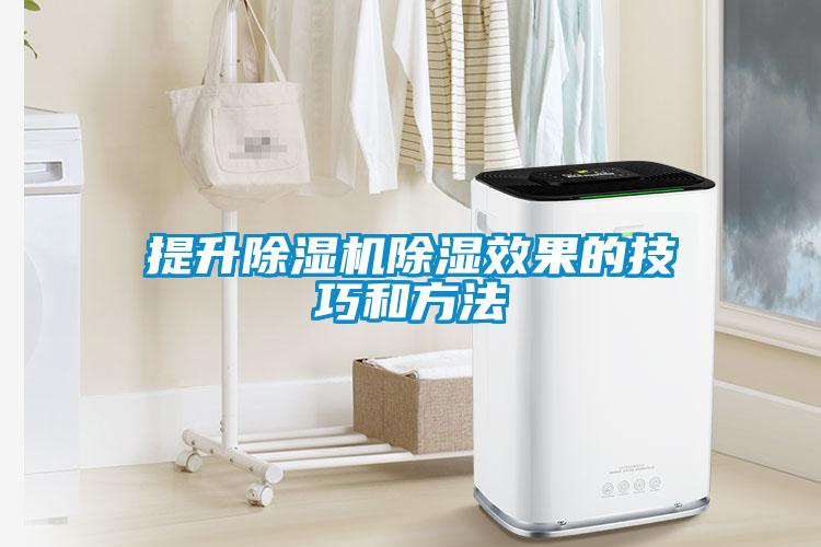 提升除濕機(jī)除濕效果的技巧和方法
