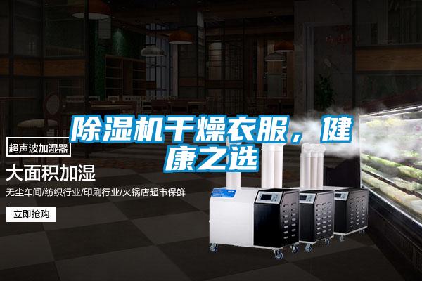 除濕機干燥衣服，健康之選