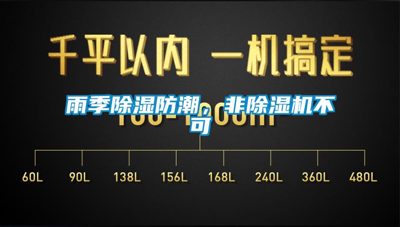 雨季除濕防潮，非除濕機不可