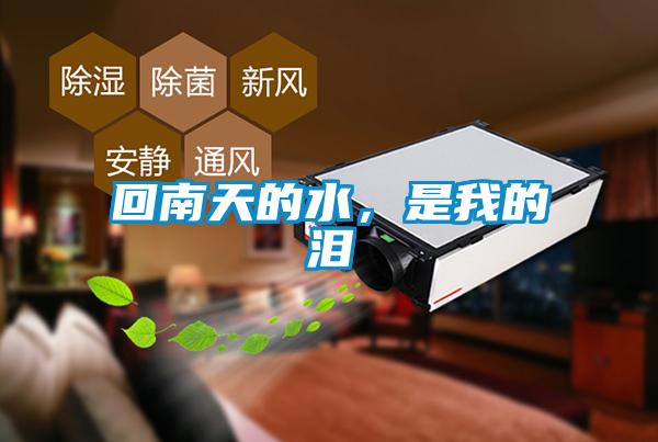 回南天的水，是我的淚