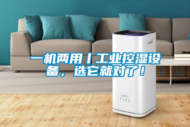 一機兩用丨工業控濕設備，選它就對了！