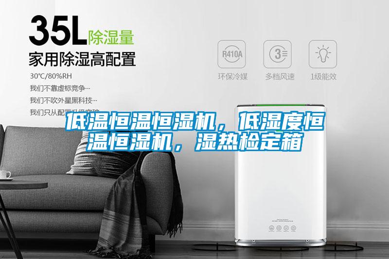 低溫恒溫恒濕機，低濕度恒溫恒濕機，濕熱檢定箱