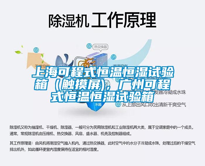 上海可程式恒溫恒濕試驗箱（觸摸屏)，廣州可程式恒溫恒濕試驗箱
