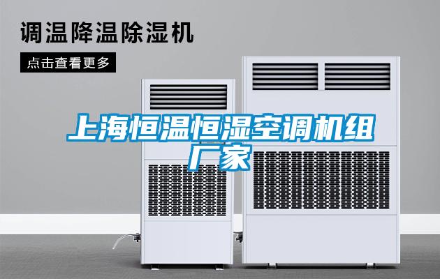 上海恒溫恒濕空調(diào)機(jī)組廠家