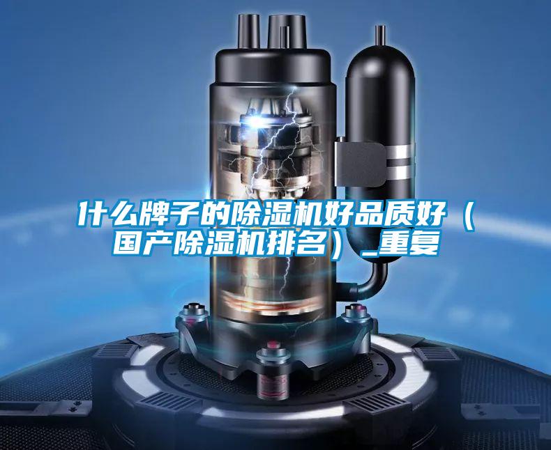 什么牌子的除濕機好品質好（國產除濕機排名）_重復