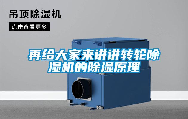 再給大家來講講轉輪除濕機的除濕原理