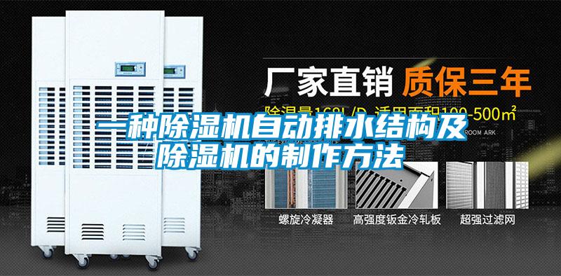 一種除濕機自動排水結(jié)構(gòu)及除濕機的制作方法
