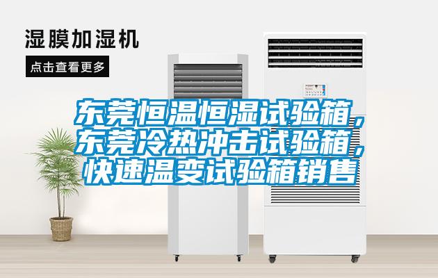東莞恒溫恒濕試驗箱，東莞冷熱沖擊試驗箱，快速溫變試驗箱銷售
