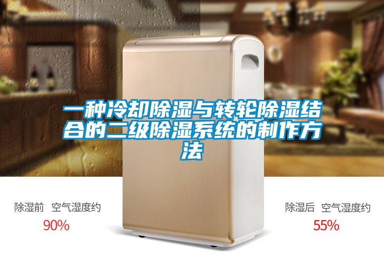 一種冷卻除濕與轉輪除濕結合的二級除濕系統的制作方法