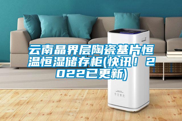 云南晶界層陶瓷基片恒溫恒濕儲存柜(快訊！2022已更新)