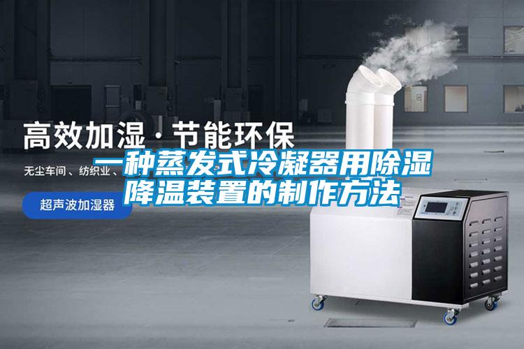 一種蒸發式冷凝器用除濕降溫裝置的制作方法