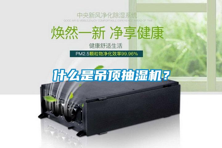 什么是吊頂抽濕機？