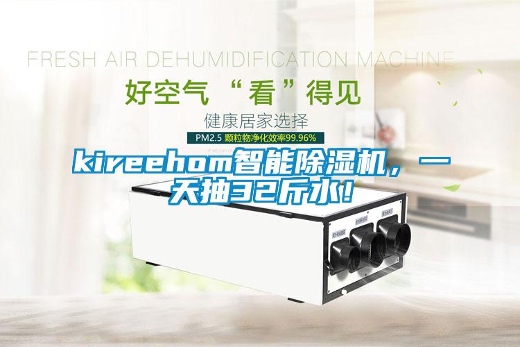 kireehom智能除濕機(jī)，一天抽32斤水！