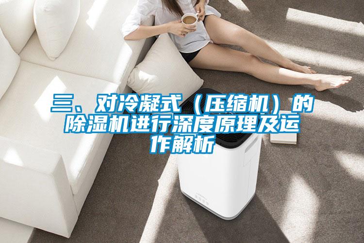三、對冷凝式（壓縮機）的除濕機進行深度原理及運作解析