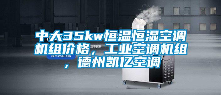 中大35kw恒溫恒濕空調機組價格，工業空調機組，德州凱億空調