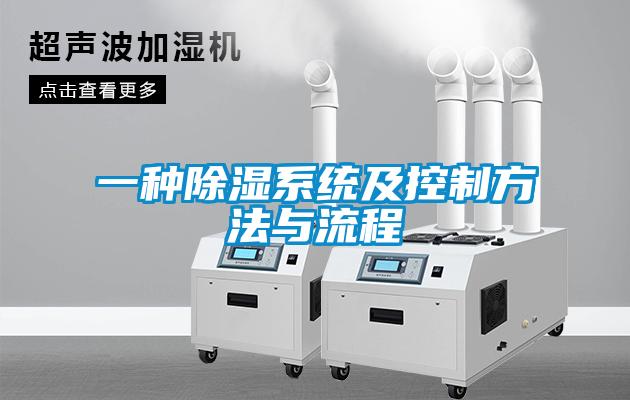 一種除濕系統及控制方法與流程
