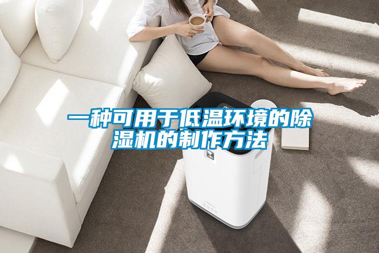 一種可用于低溫環(huán)境的除濕機(jī)的制作方法
