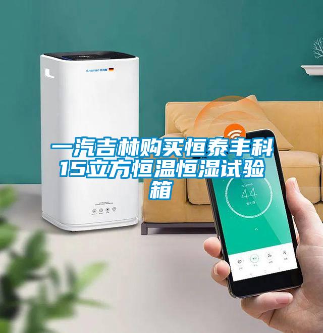 一汽吉林購(gòu)買恒泰豐科15立方恒溫恒濕試驗(yàn)箱