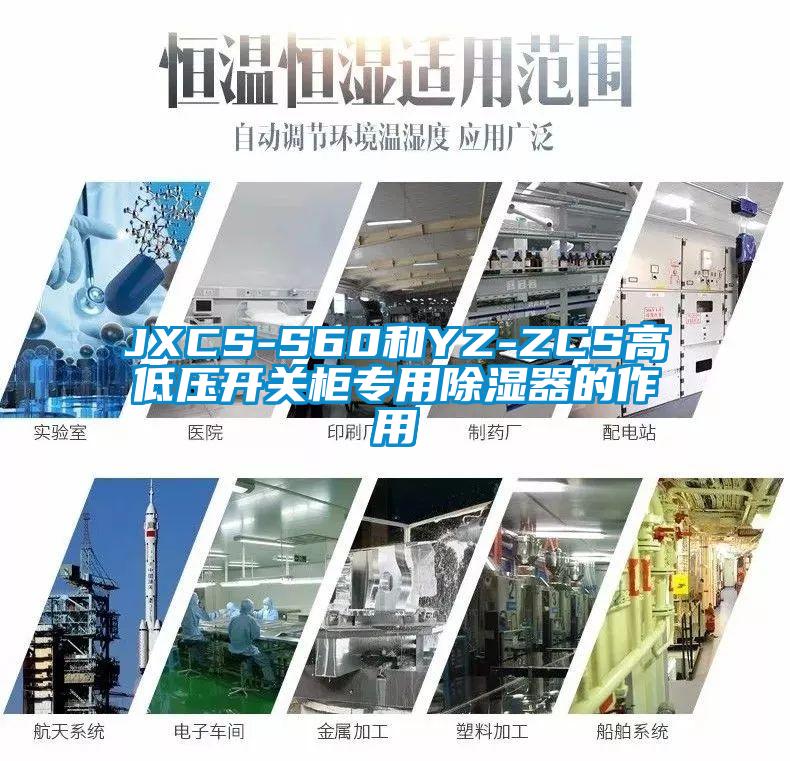 JXCS-S60和YZ-ZCS高低壓開關柜專用除濕器的作用