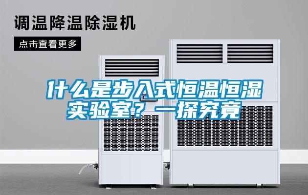什么是步入式恒溫恒濕實驗室？一探究竟