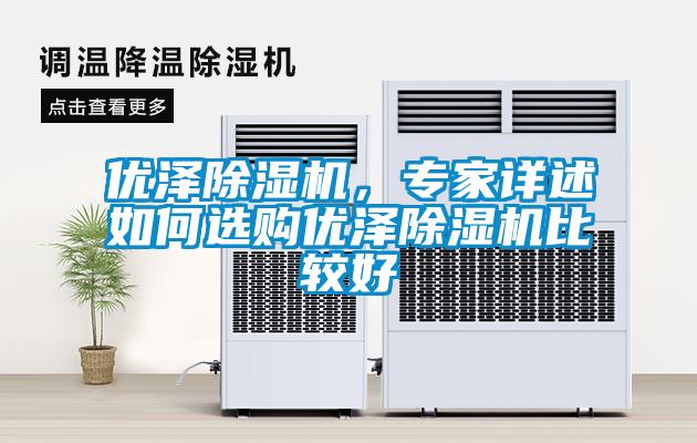 優澤除濕機，專家詳述如何選購優澤除濕機比較好