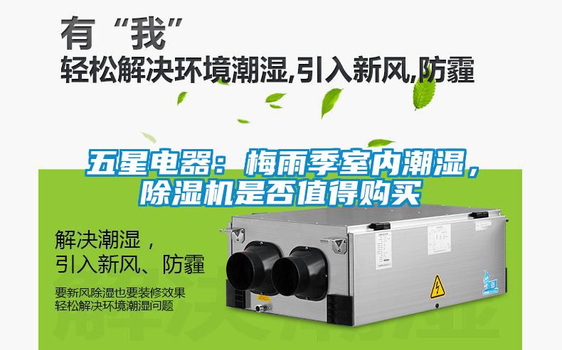 五星電器：梅雨季室內(nèi)潮濕，除濕機(jī)是否值得購買