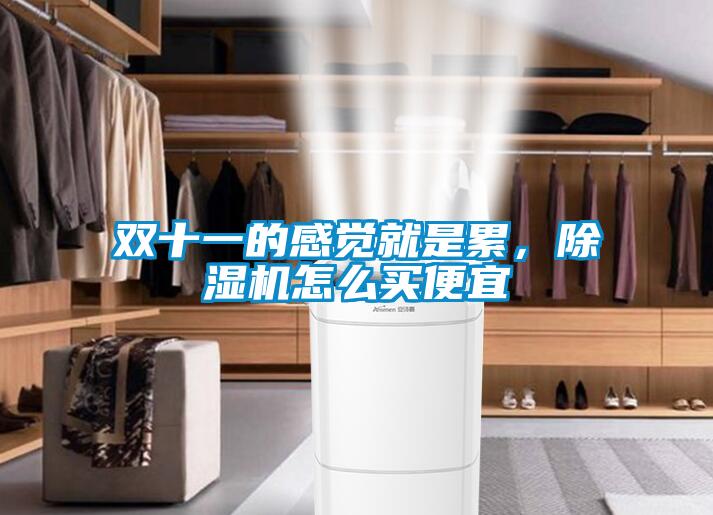 雙十一的感覺就是累，除濕機怎么買便宜