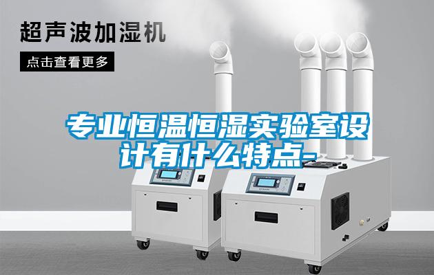 專業恒溫恒濕實驗室設計有什么特點-